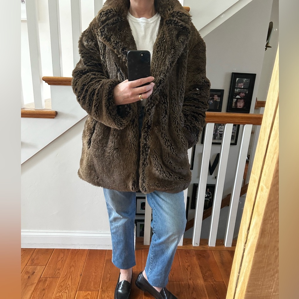 Free People Faux Fur Coat